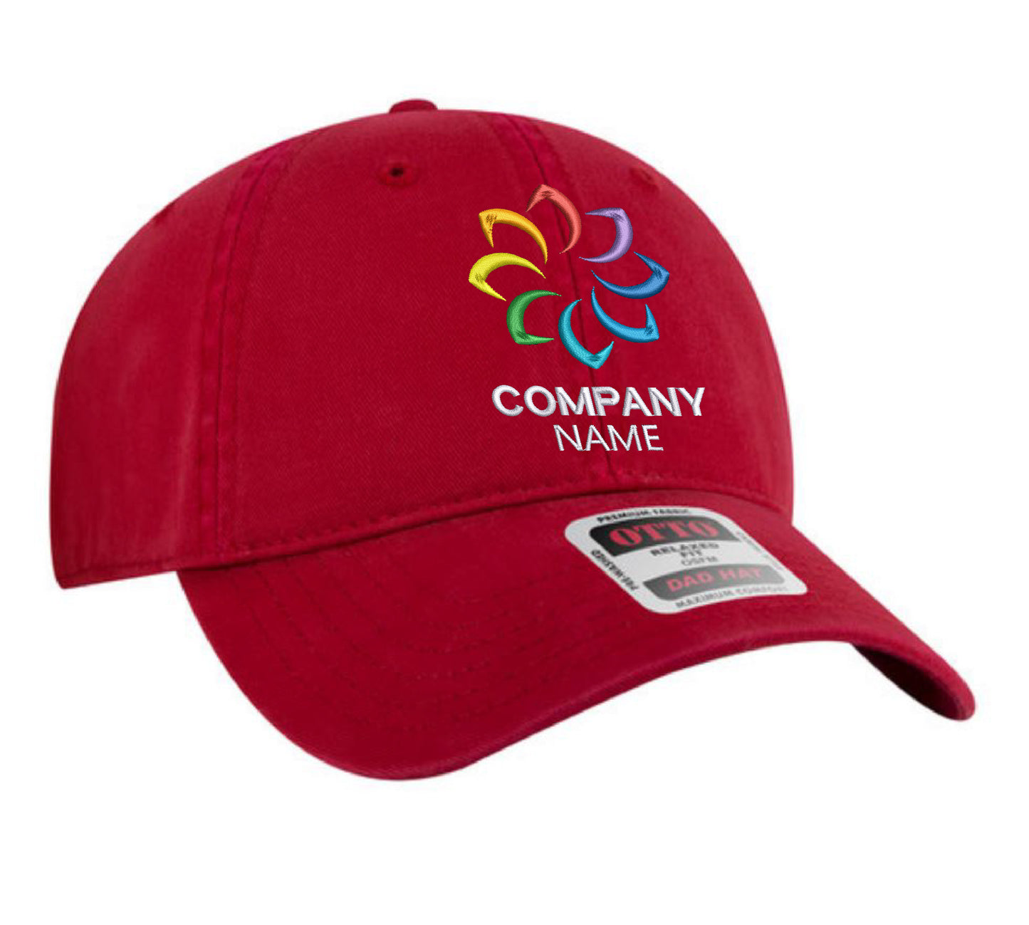 Customized 6 Panel Low Profile Dad Hat