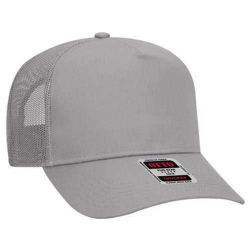 Customized Embroidered 5 Panel Mid Profile Trucker hat
