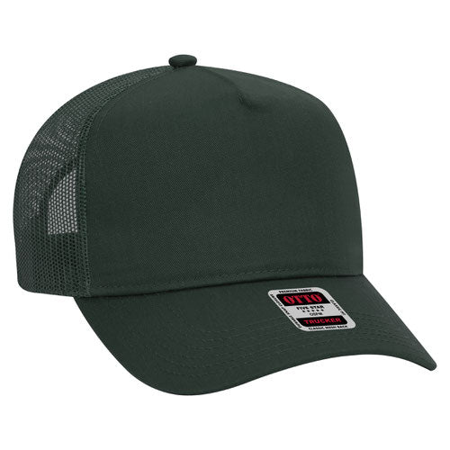 Customized Embroidered 5 Panel Mid Profile Trucker hat