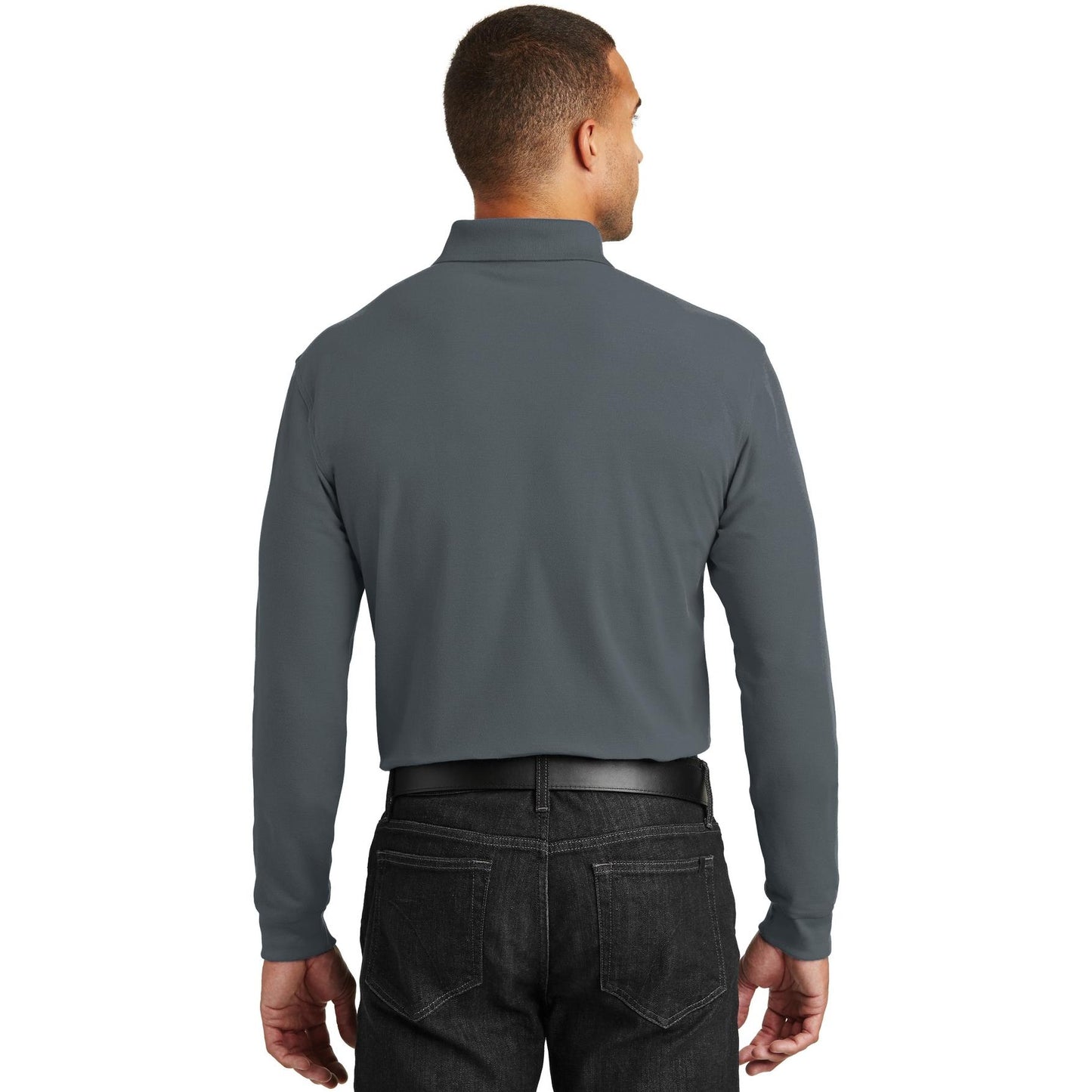 Customized Embroidered Long Sleeve Polo