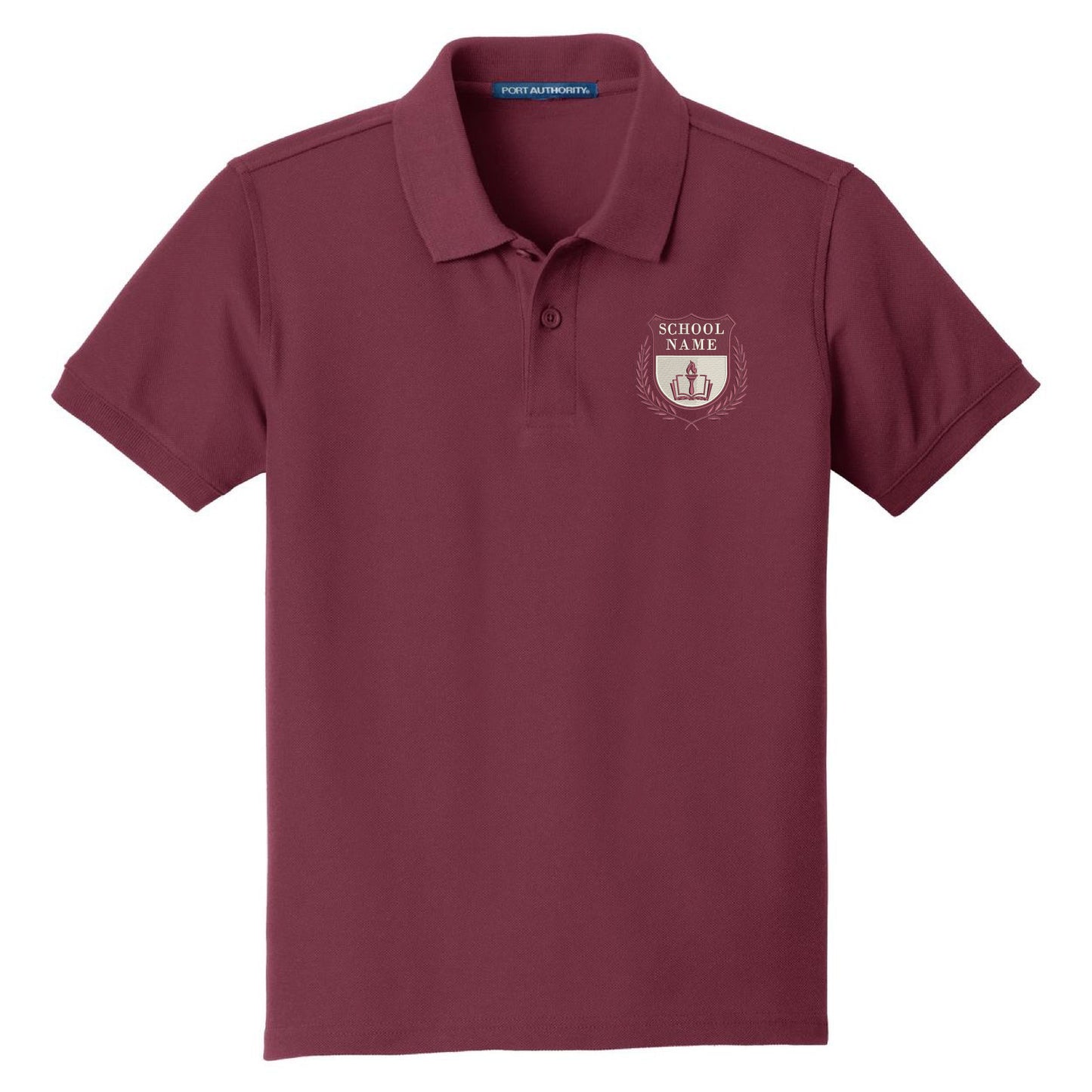 Customized Embroidered Youth Polo "School Uniform"