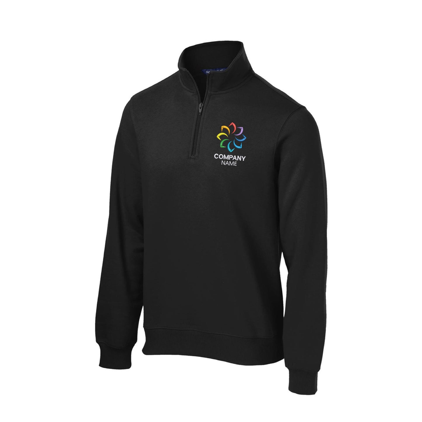Customized Embroidered 1/4-Zip Sweatshirt Men's