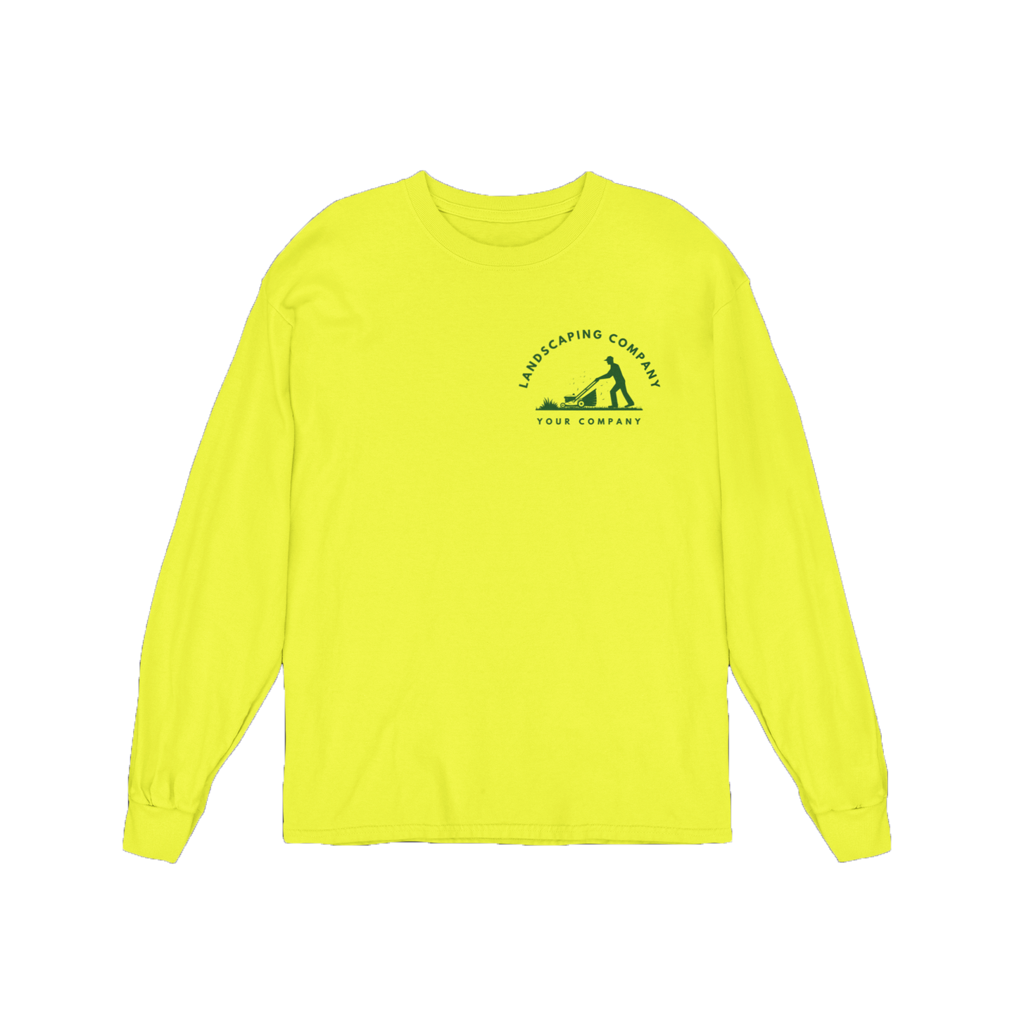 High visibility Color Long Sleeve Customized Shirt