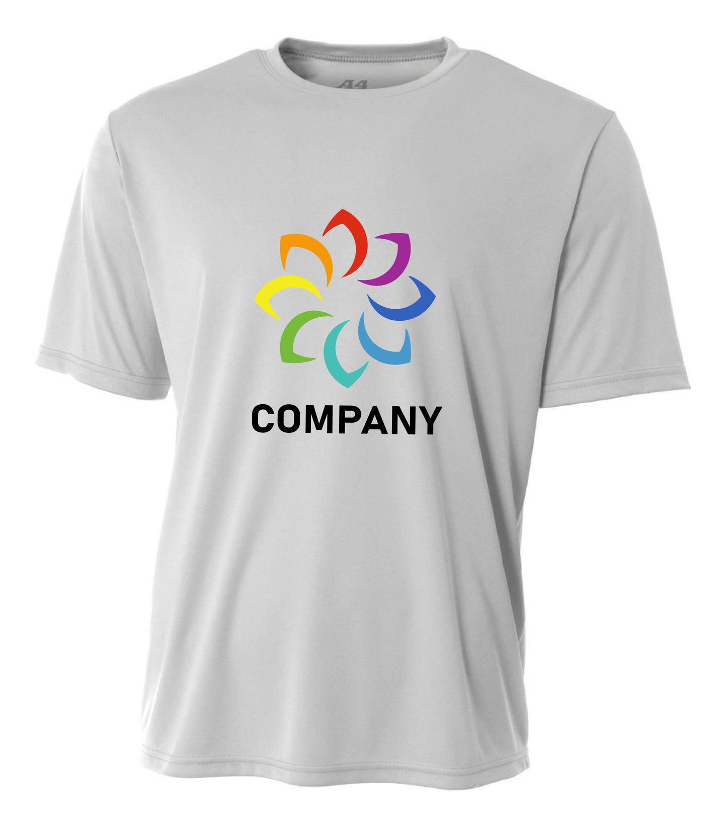 Custom Short Sleeve Performance Shirt Front Logo