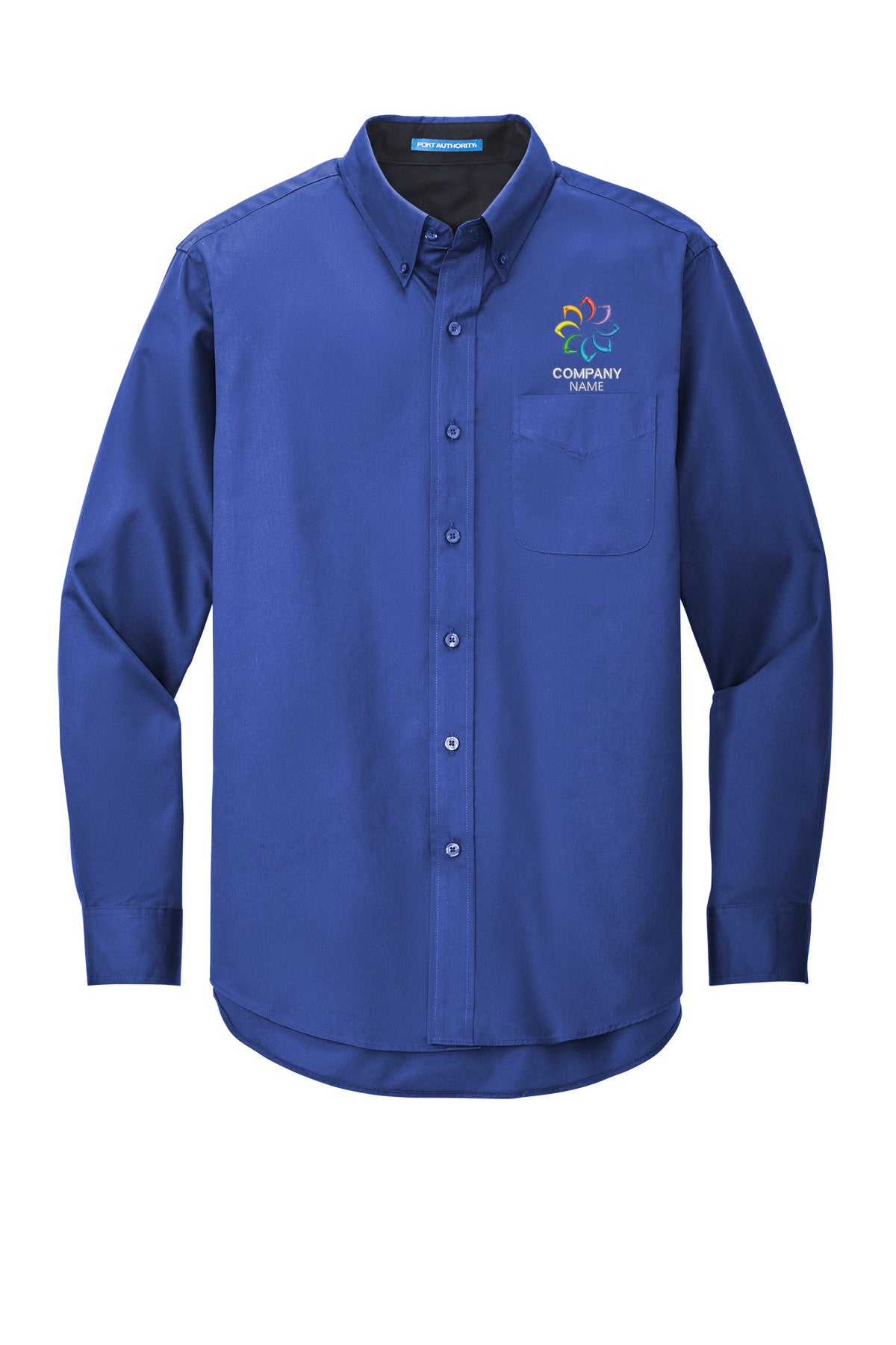 Embroidered Long Sleeve Dress Shirt