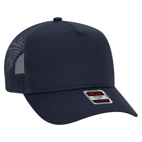 Customized Embroidered 5 Panel Mid Profile Trucker hat