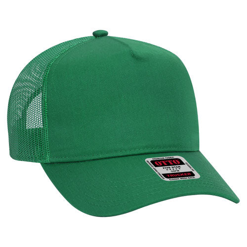 Customized Embroidered 5 Panel Mid Profile Trucker hat