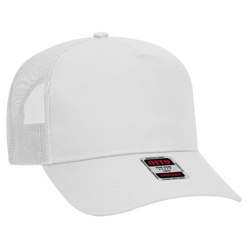 Customized Embroidered 5 Panel Mid Profile Trucker hat