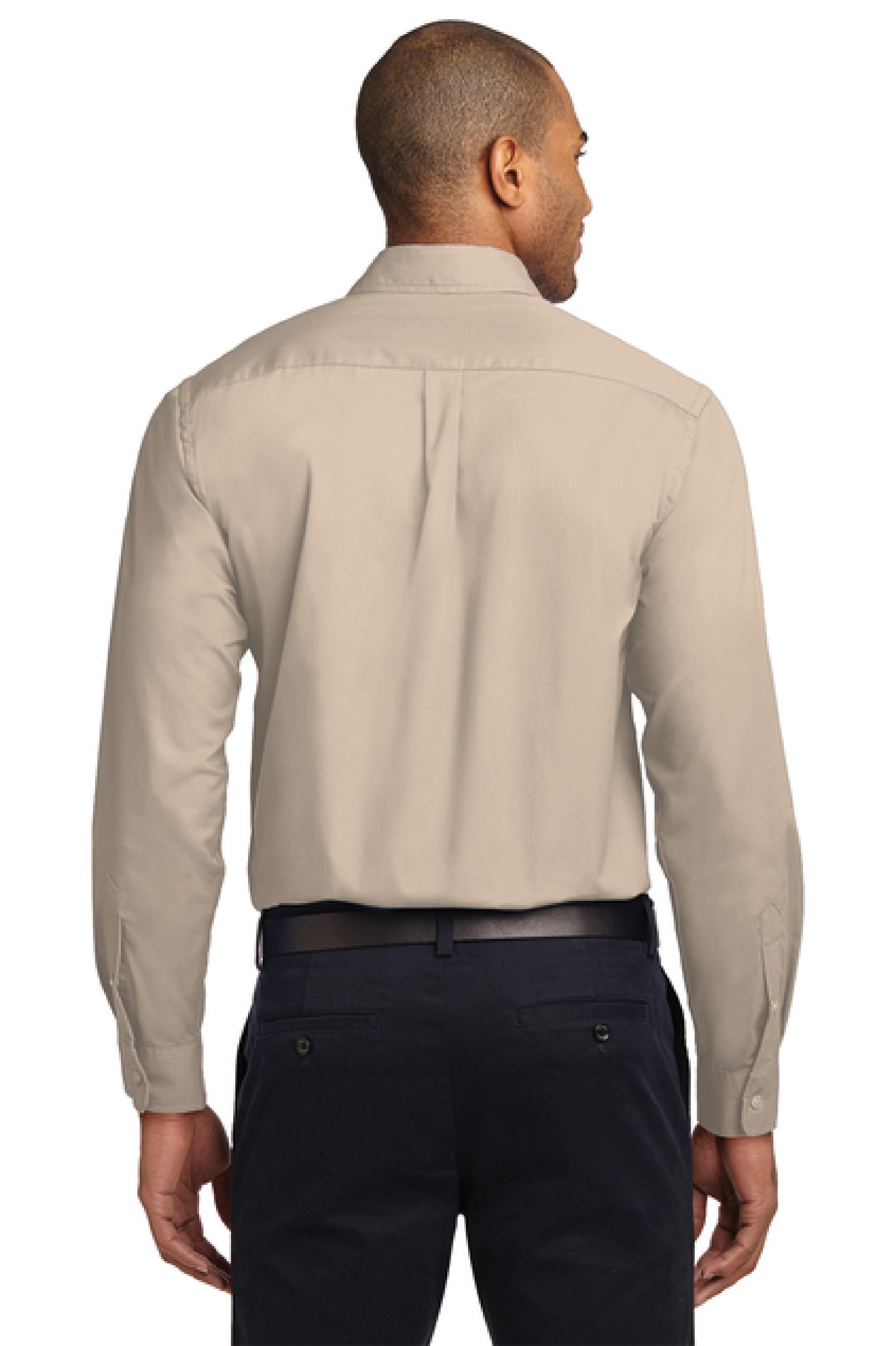 Embroidered Long Sleeve Dress Shirt