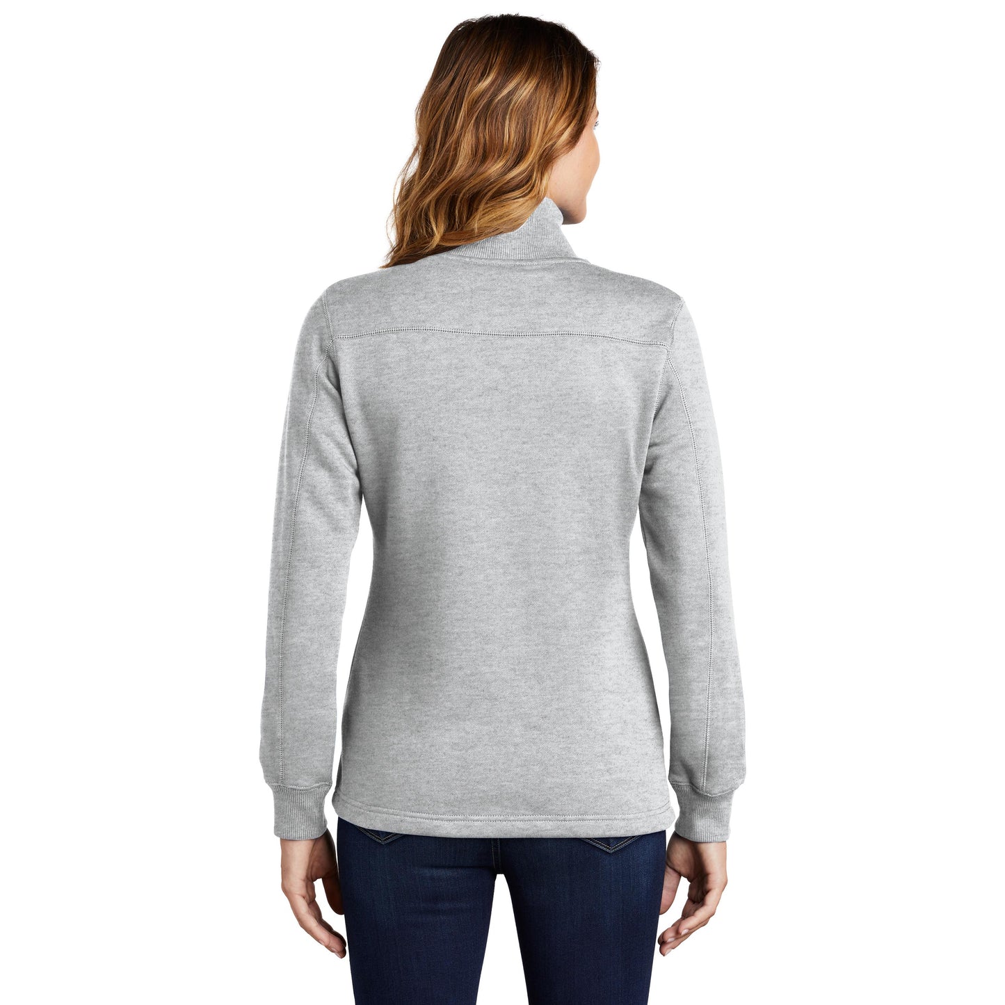Customized Embroidered 1/4-Zip Sweatshirt Women's