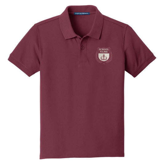 Customized Embroidered Youth Polo "School Uniform"